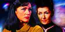 Number One and T'Pau in Star Trek The Original Series