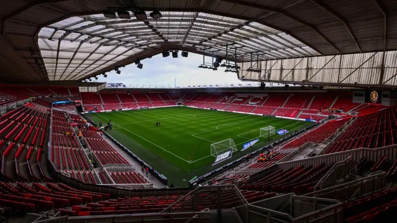 The Riverside ahead of kick-off