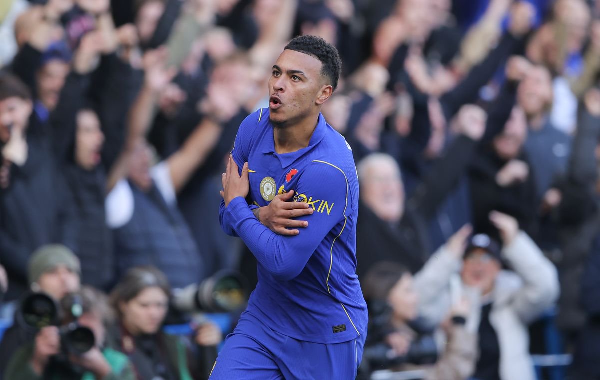 Morgan Rogers celebrates