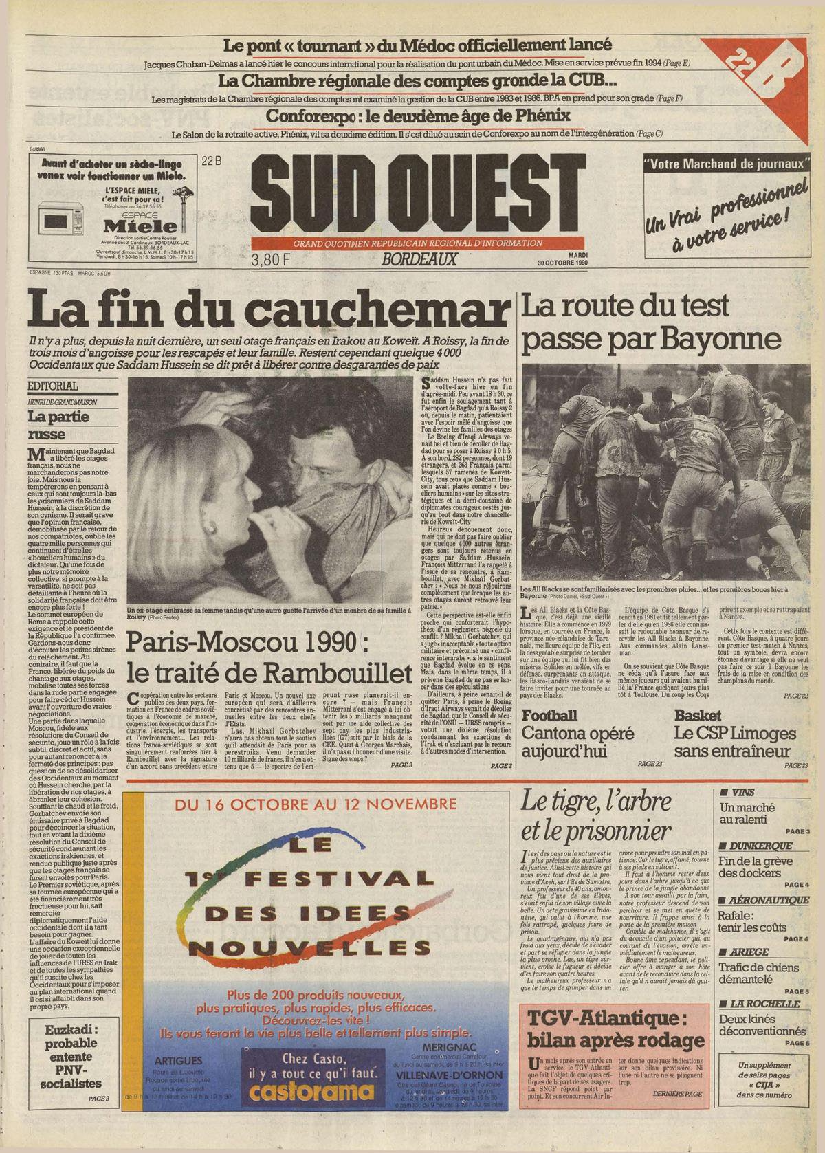 Le 29 octobre 1990, les derniers otages français emprisonnés au Koweït étaient libérés.