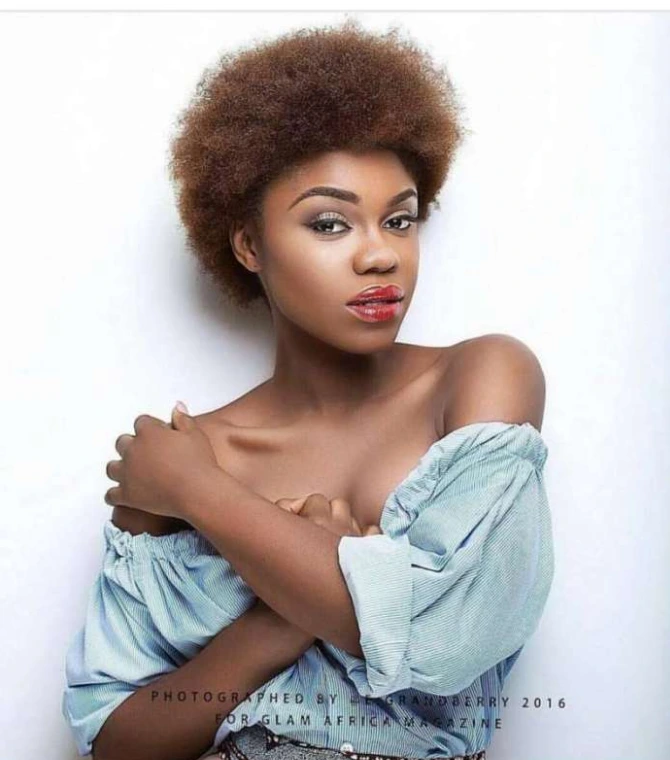 Top Ghanaian celebrities with beautiful and long natural hair.