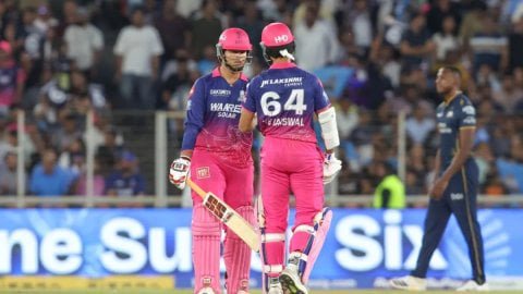 Jaiswal Suryavanshi IPL 2026: fastest 500 partnership RR vs GT record moment