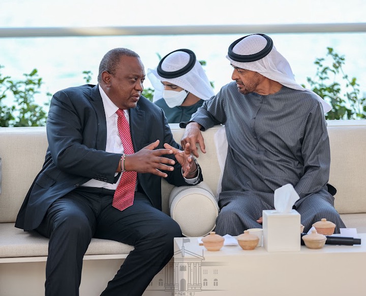 PHOTOS) Uhuru meets Crown Prince Nahyan in Dubai