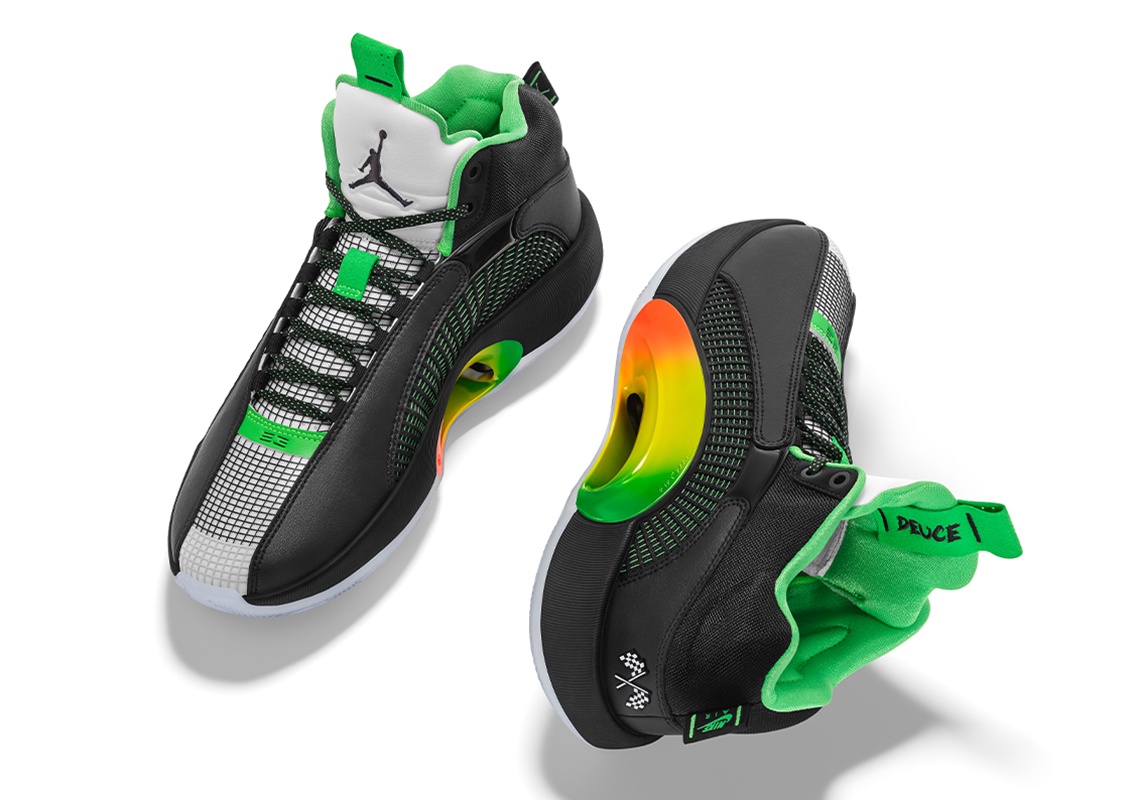 Jayson Tatum Sports A Video Game Themed Air Jordan 35 Pe Digestfeed