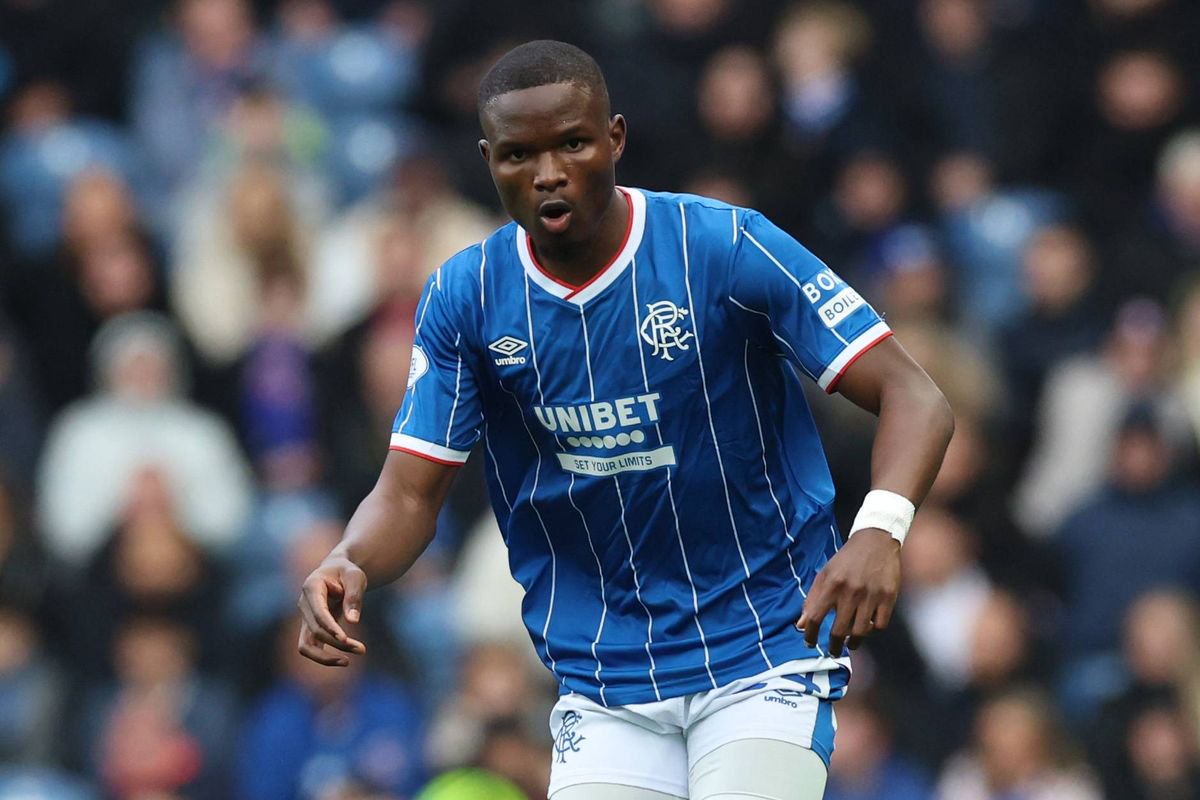 GLASGOW, SCOTLAND - OCTOBER 10: Olwethu Makhanya of Rangers is seen during the William Hill Premiership 2026/27 match between Glasgow Rangers and Kilmarnock at Ibrox Stadium on October 10, 2026 in Glasgow, Scotland. (Photo by Ian MacNicol/Getty Images)