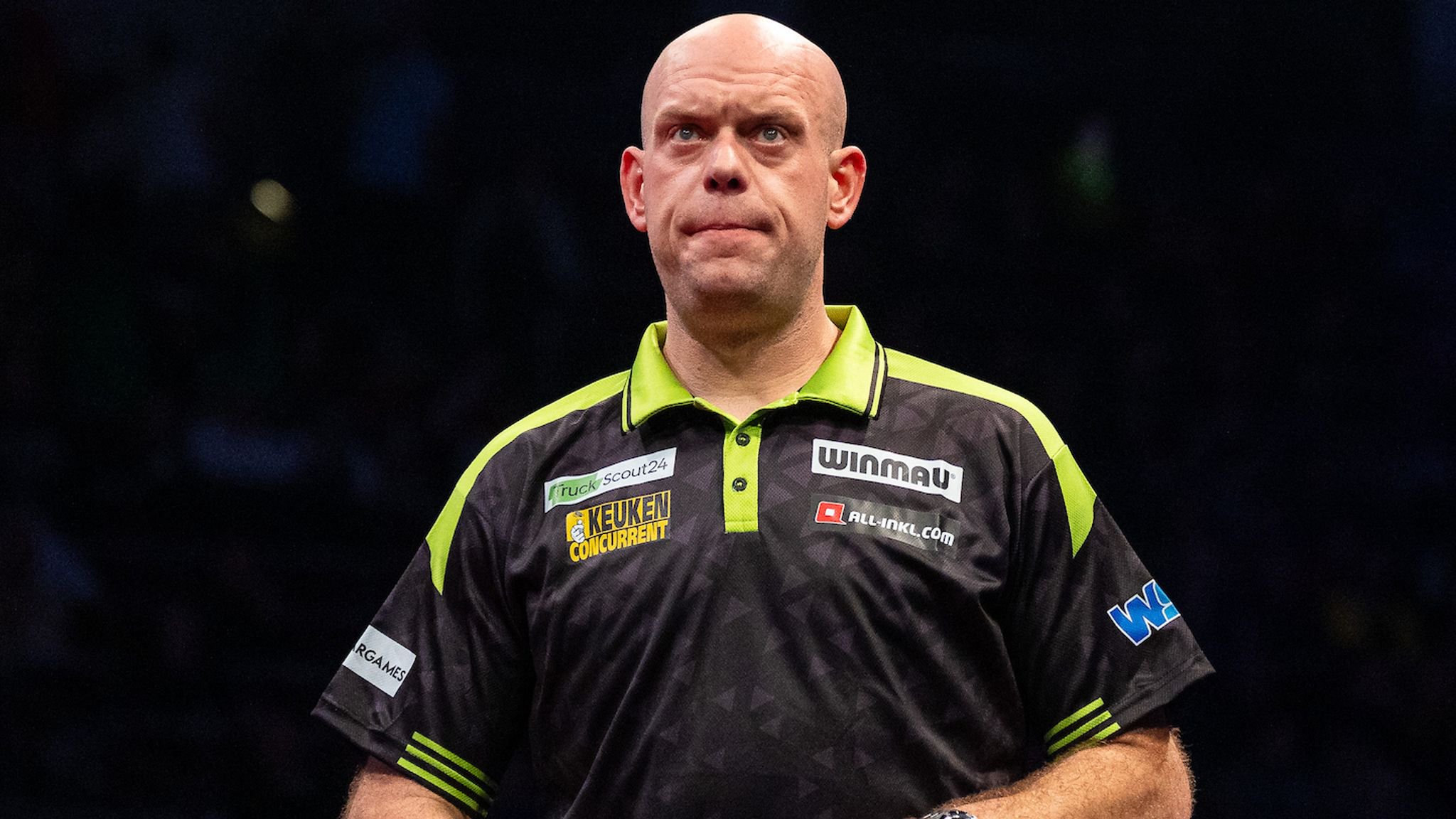 Four-time winner Michael van Gerwen was dispatched by Kevin Doets