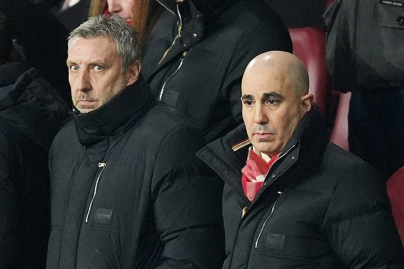 Jason Wilcox (left) was the main figure targeted by Martinez