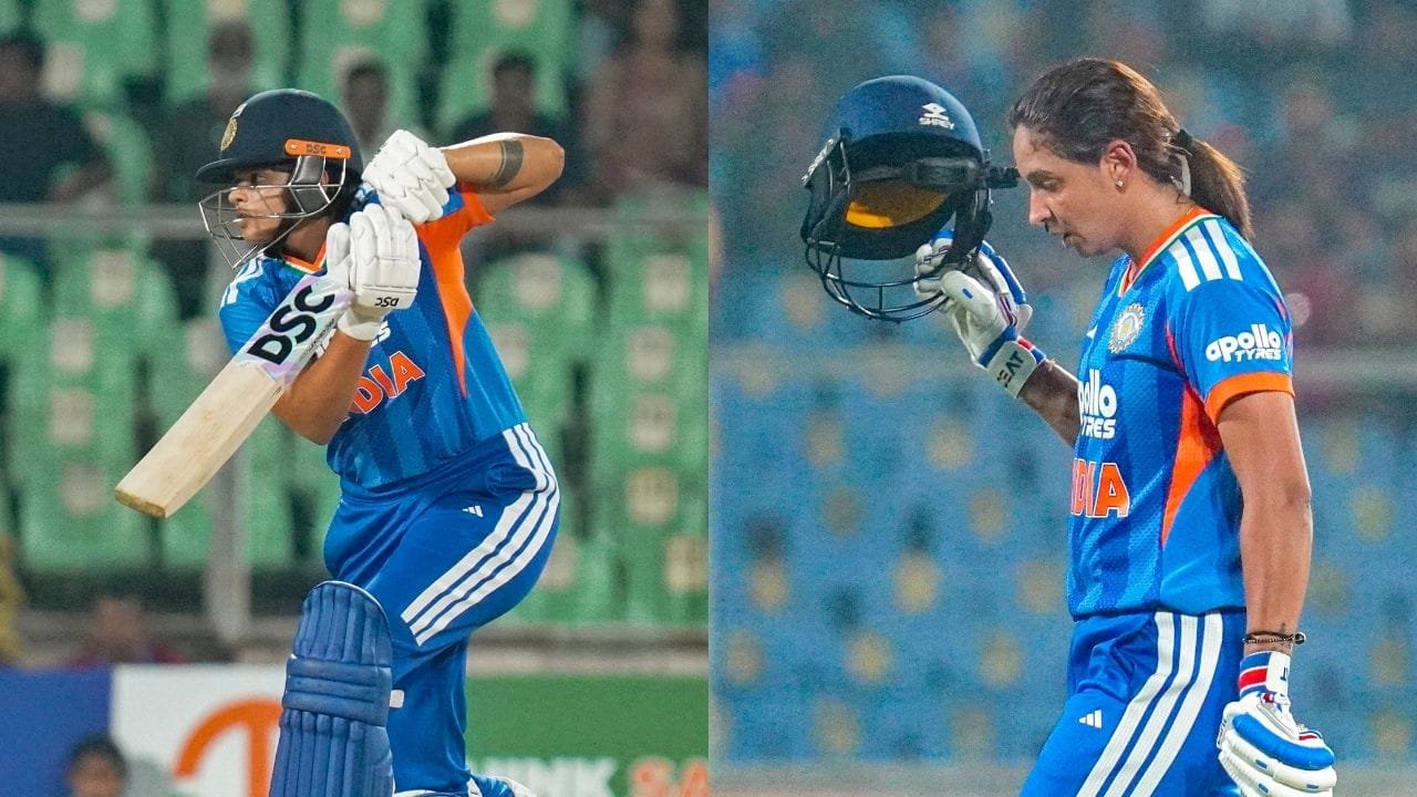 पूर्व कप्तान हरमनप्रीत कौर भी नहीं चलीं और वो सिर्फ 1 रन बनाकर आउट हो गईं. तब टीम का स्कोर 19 रन था और इसी स्कोर पर नई उप-कप्तान शेफाली वर्मा भी चलती बनीं, जिन्हें ग्वानजुरा ने ही आउट किया.
