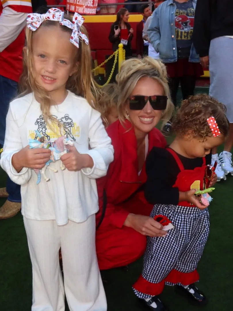 Brittany Mahomes and her kids 