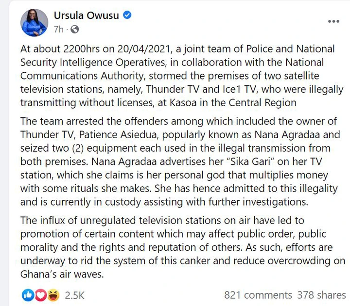 Nana Agradaa has finally confessed her sins? 49