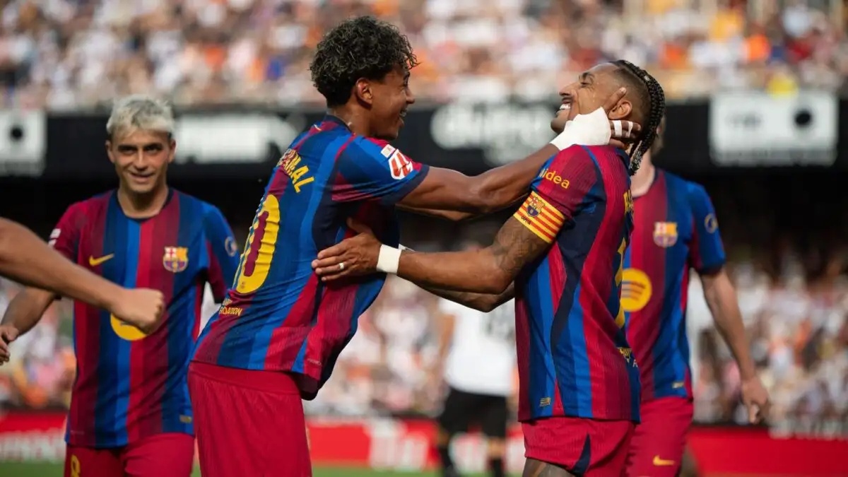 Raphinha and Lamine Yamal have been part of Barcelona's prolific trio.