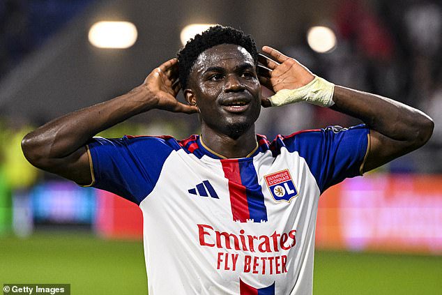 Ernest Nuamah was among the scores as Lyon capitalised on poor Crystal Palace defending