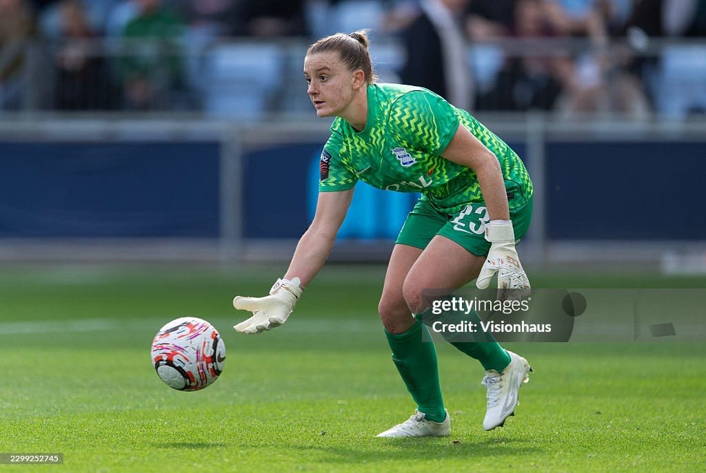 Sophie Baggaley versus Manchester City on September 06, 2026. (Photo by Visionhaus/Getty Images)