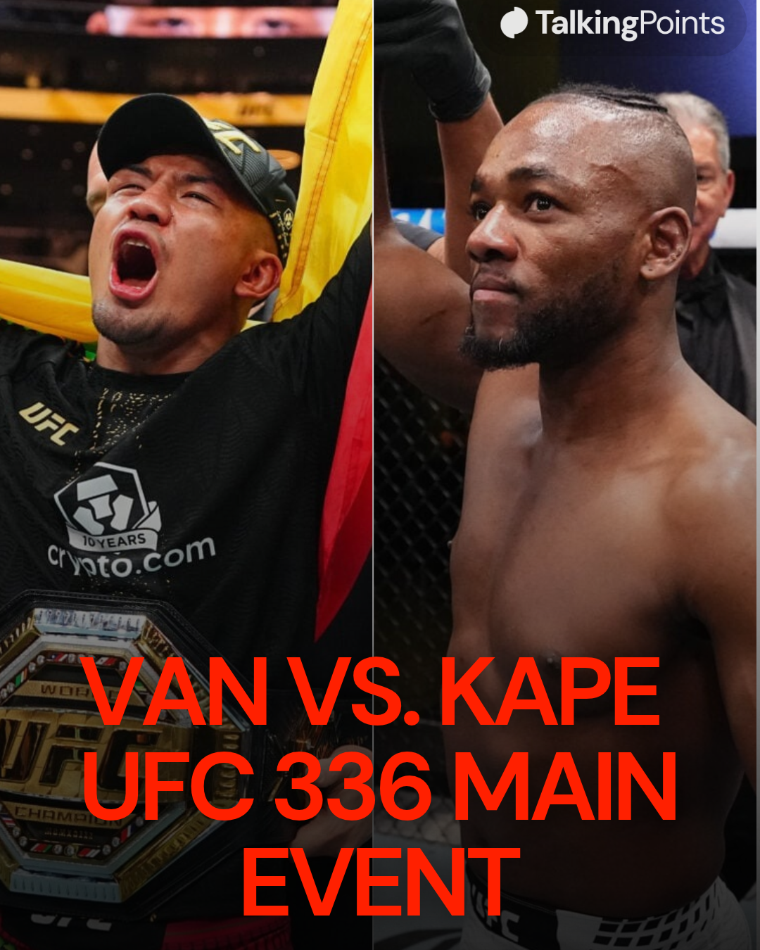 Joshua Van will defend his title against Manel Kape next