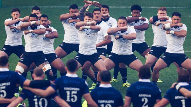 New Zealand against Scotland