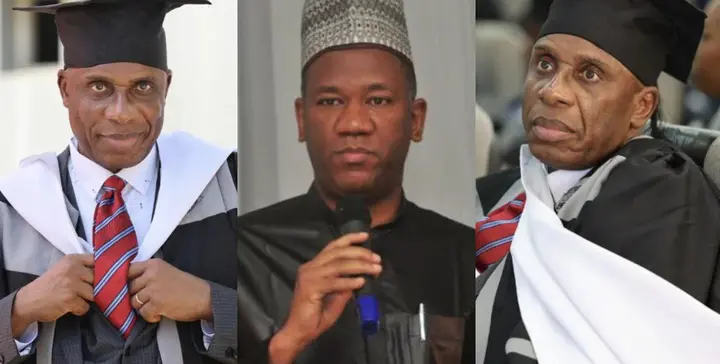 Nigerians react as Amaechi graduates from LP Yusuf Datti’s Baze University [photos]