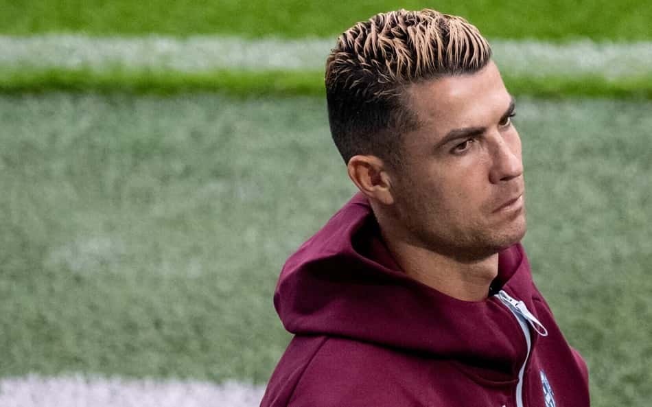 Cristiano Ronaldo ficou no banco na última partida de Portugal