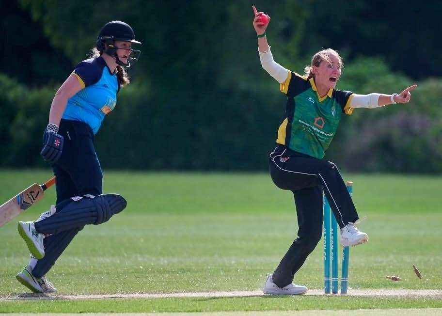 New Milton CC ladies coordinator and player Isabella Hill