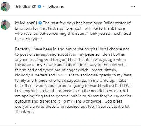 "We Are With You Always" Mo Bimpe, Bukunmi Oluwasina, Nollywood stars support Itele as he finally acknowledge his abandoned children 3