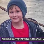 A dad abandoned his dying 6-year-old son in the hospital. Video shows he forced him to run on a treadmill