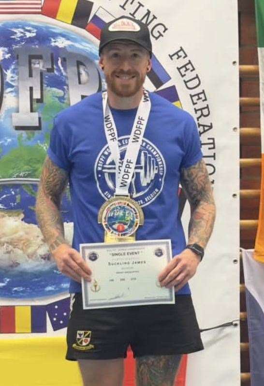 James Suckling after becoming a world champion