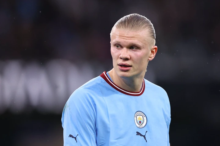 Erling Haaland could miss the game against Liverpool