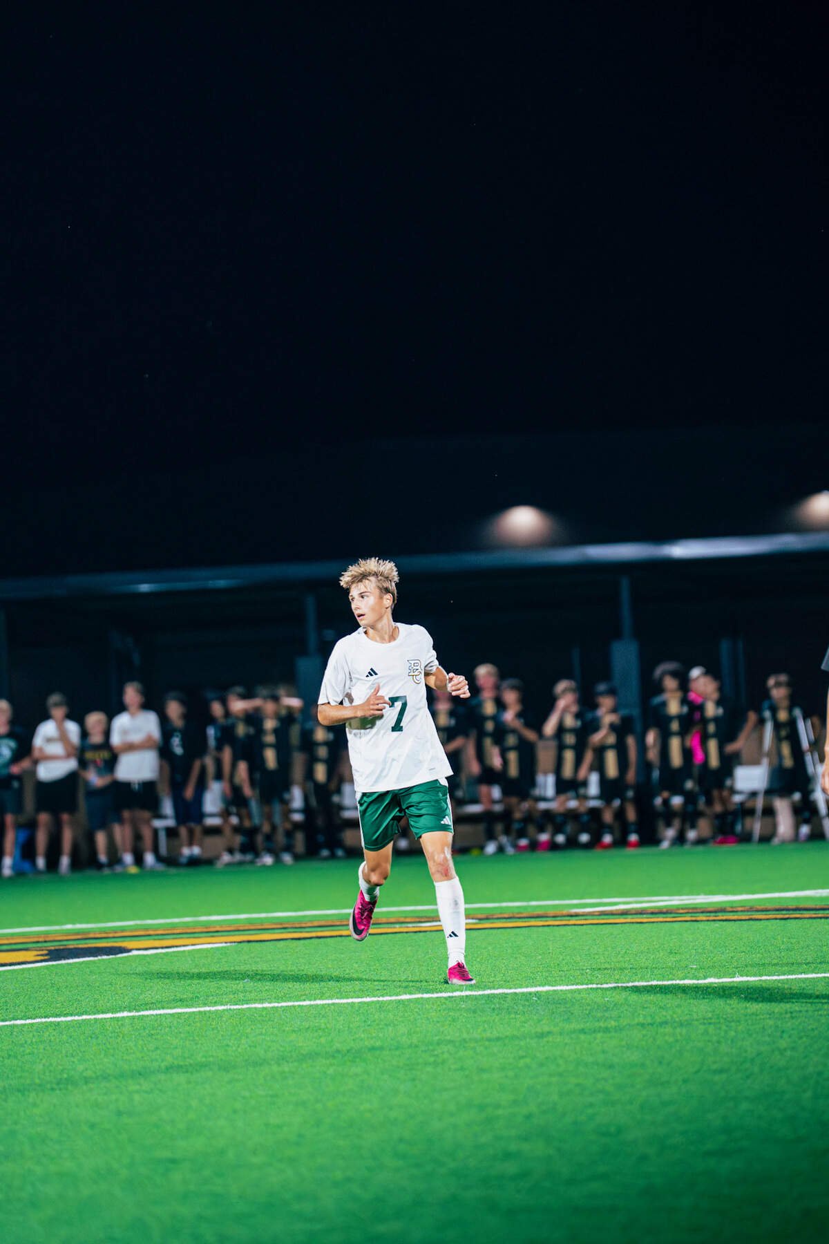 Bishop Carroll senior Colin McEachern has shattered the program’s single-season scoring record with 28 goals after moving from left back to forward this season.