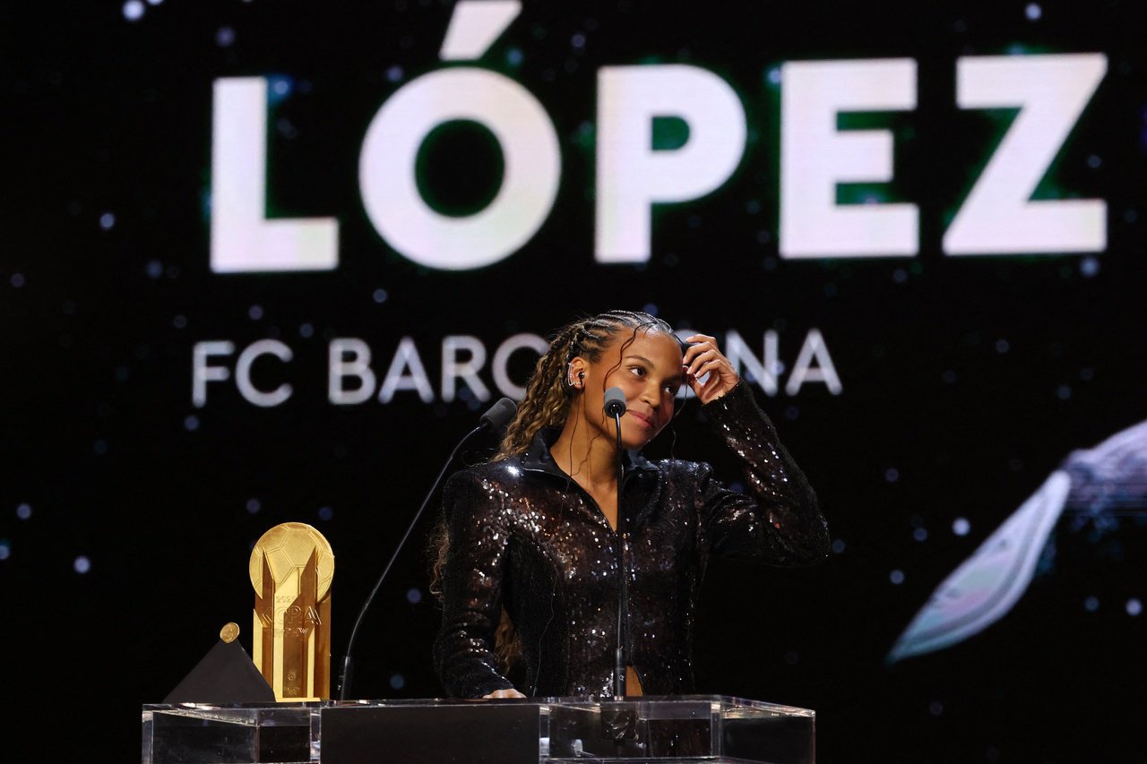 Inaugural winner: Vicky Lopez (AFP/Getty)