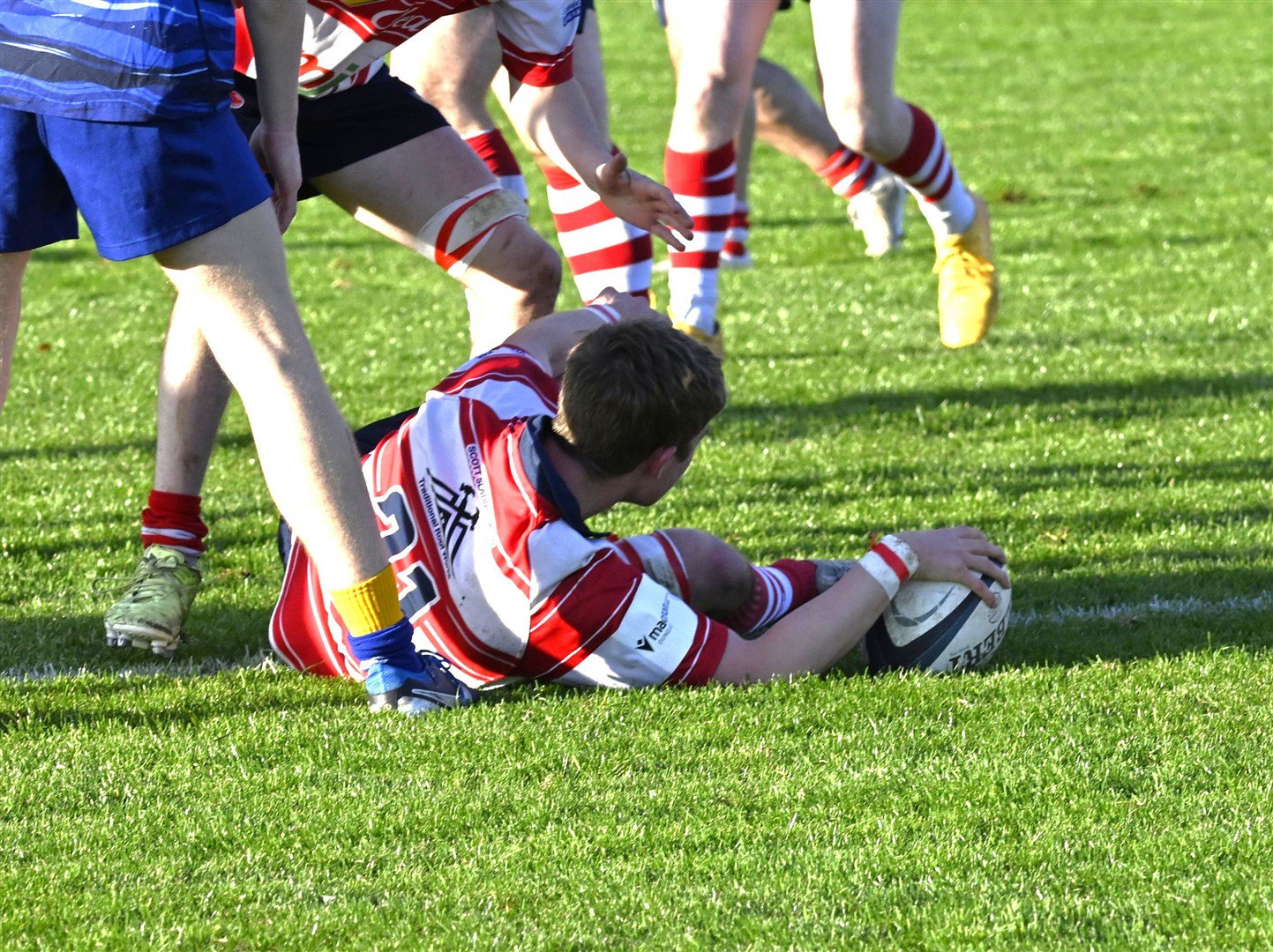 Rory Free scores. Picture: James Officer