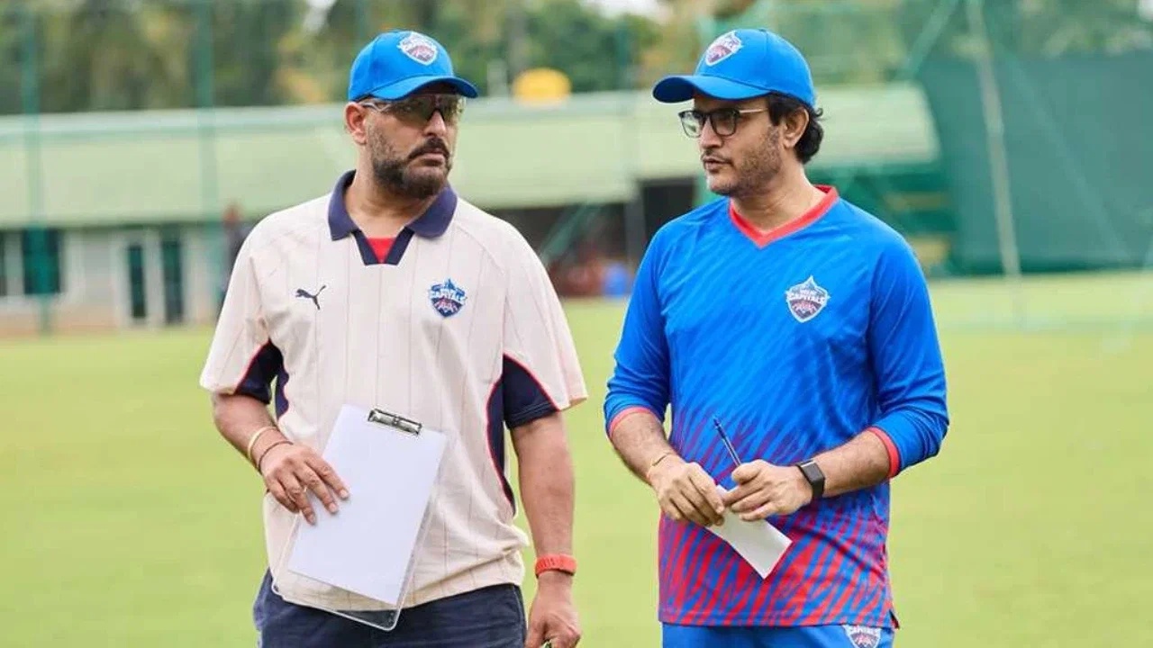 Yuvraj Singh and Sourav Ganguly
