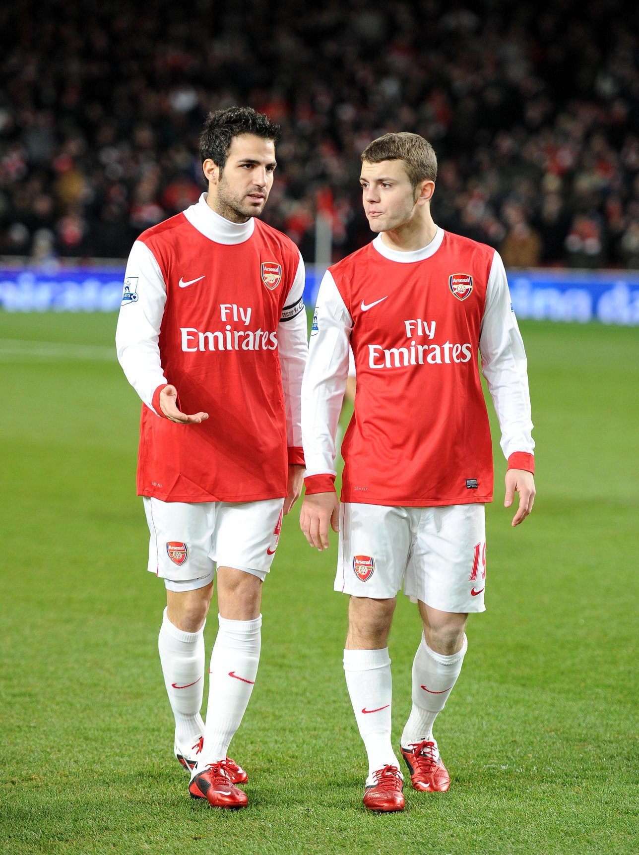 The pair played together at Arsenal between 2008 and 2011