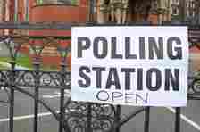 Polling station in Sefton