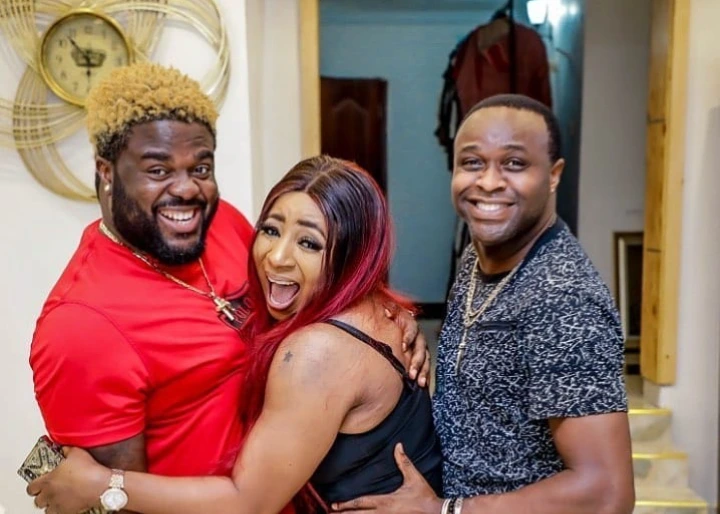 See Funny photos of Femi Adebayo with Toyin Abraham, Mide Martins, Funke Akindele and other actors