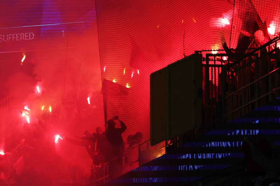 Lens fans barred from Liverpool trip over flare chaos