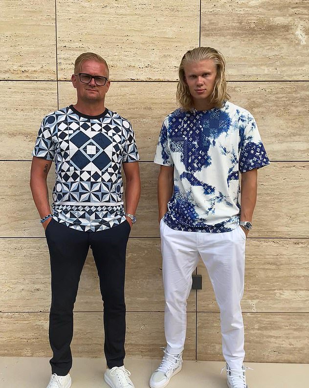 Alf-Inge Haaland, 53 with son Erling with the former a key part to the latter's success. Source: Alfie Haaland/Instagram