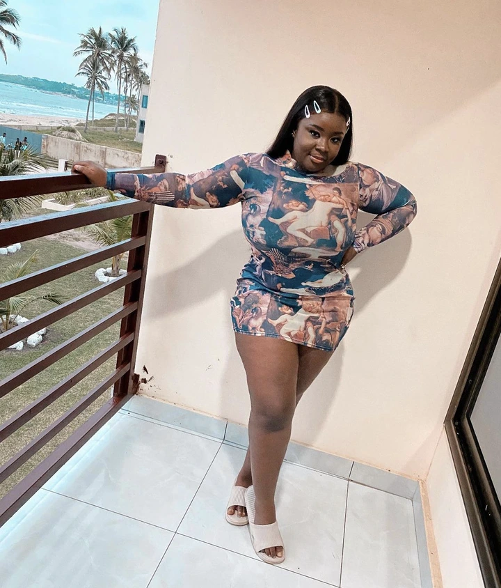 See recent pictures of Maame Serwaa Looking sleek and curvy
