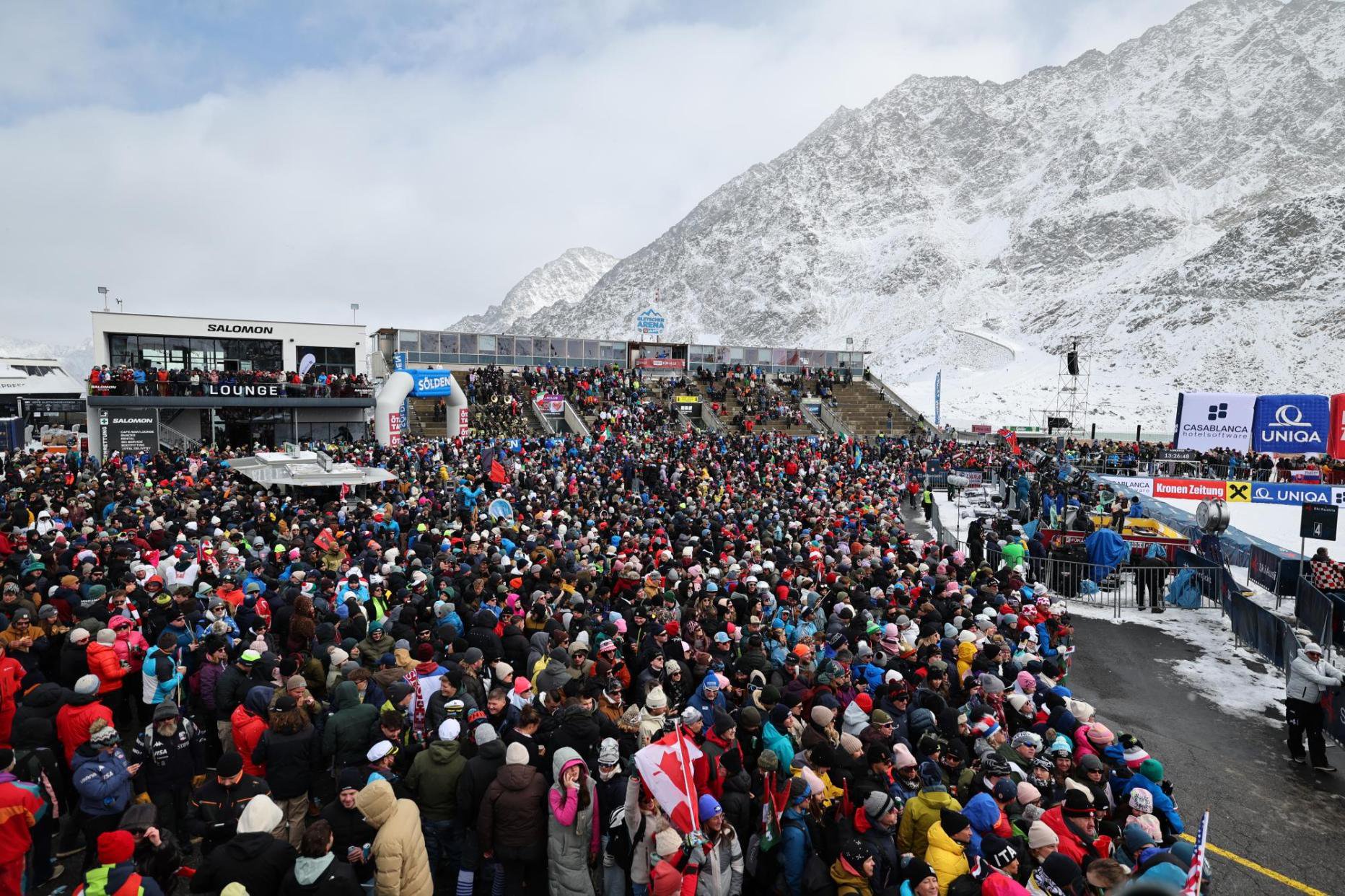 FIS Alpine Skiing World Cup in Soelden - Women's Giant Slalom	