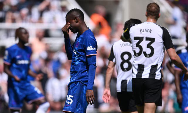 Jackson’s final Premier League appearance for Chelsea was a sending off against Newcastle