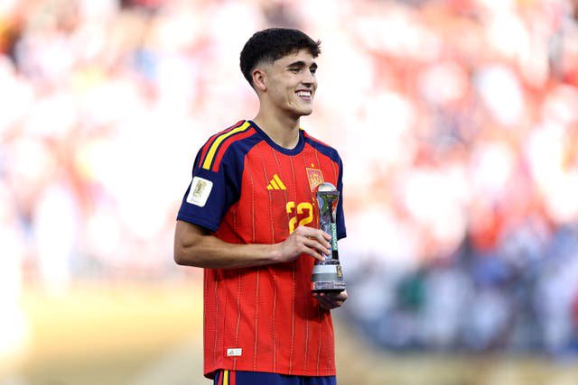 Pau Cubarsi was the Young Player of the Tournament at the World Cup