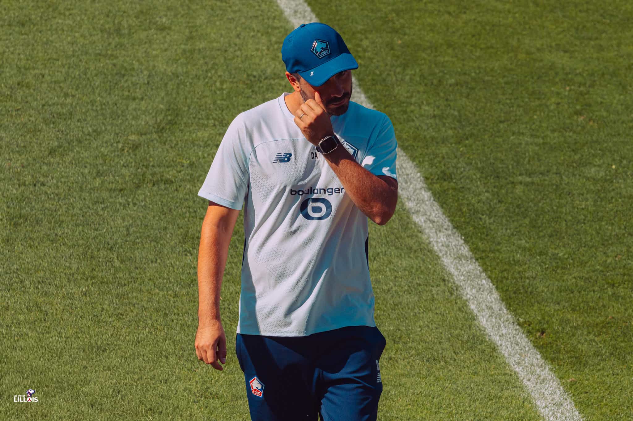 Davide Ancelotti, entraîneur du LOSC.