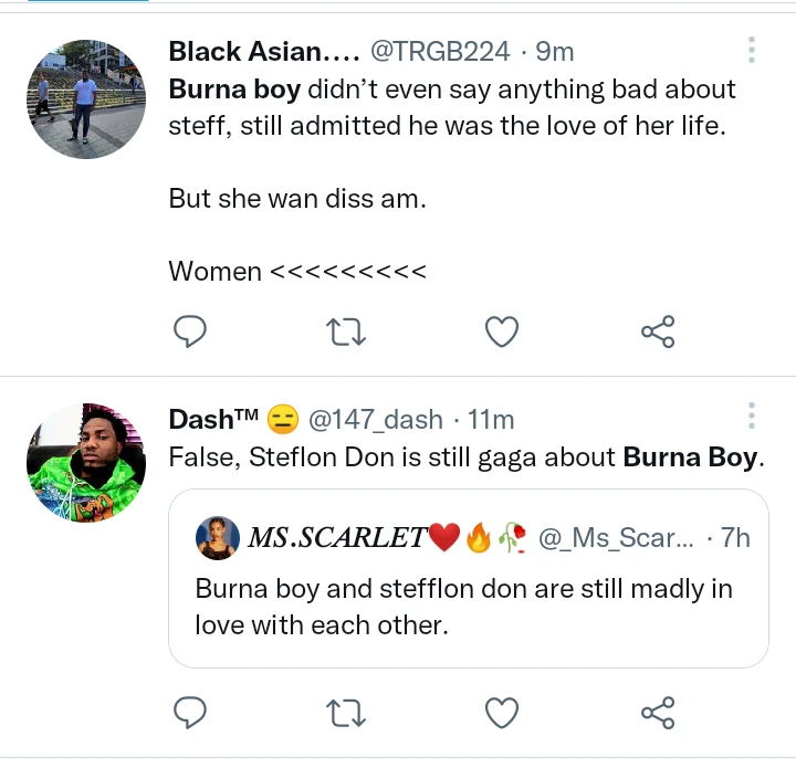 Reactions as Stefflon Don Is Set To Drop Diss Track In Reply To Her Ex Boyfriend, Burnaboy B01af482af904d6f8285b57ee2e492e6?quality=uhq&format=webp&resize=720