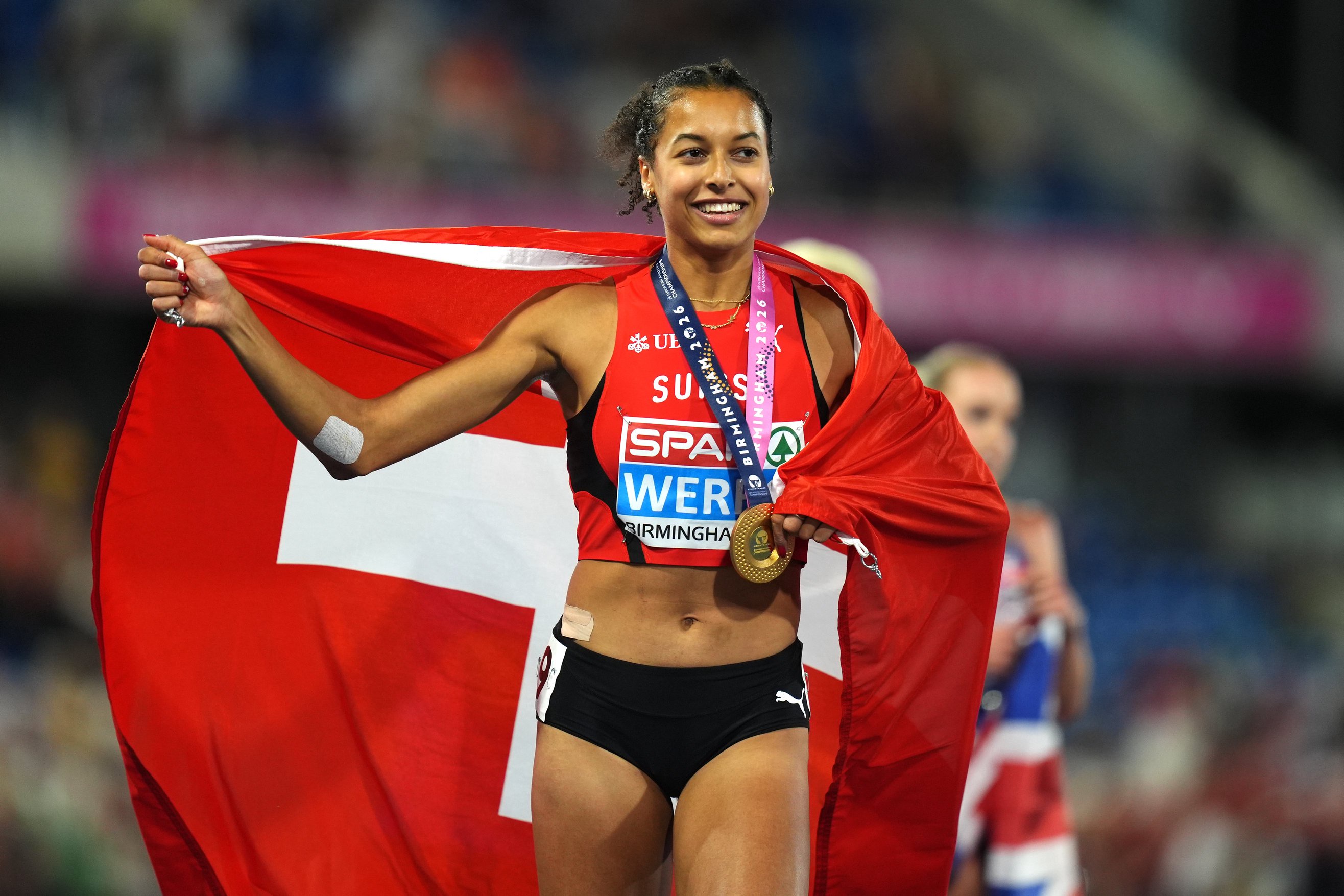 Werro shook off a fall in her European Championships semi-final to win gold