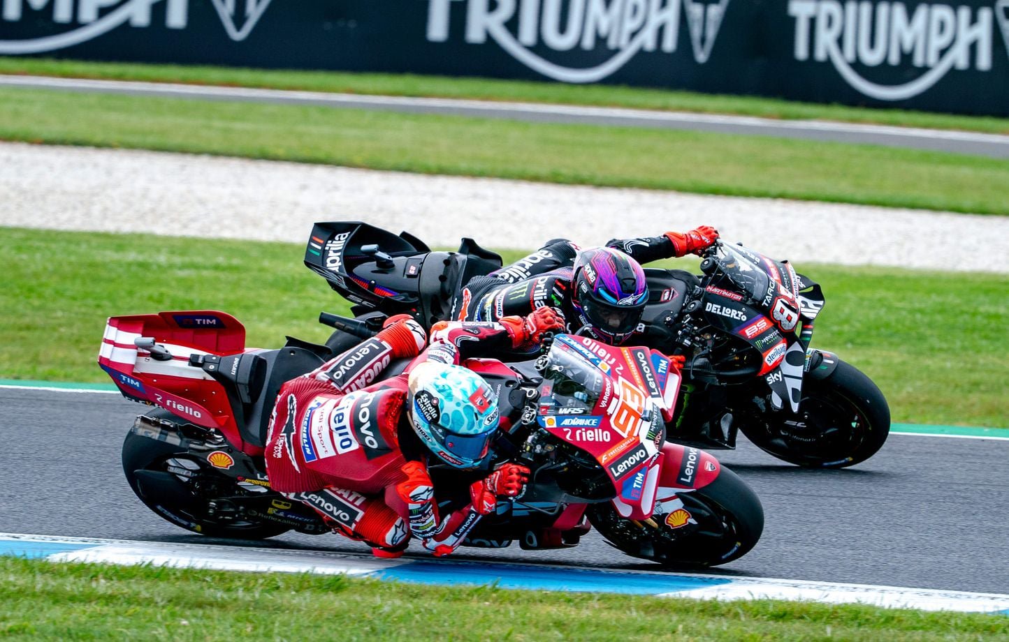 Marc Marquez peut s'envoler au classement ce week-end suite à le blessure de Jorge Martin le week-end dernier, qui l'a obligé à abandonner en Malaisie (Photo d'illustration).