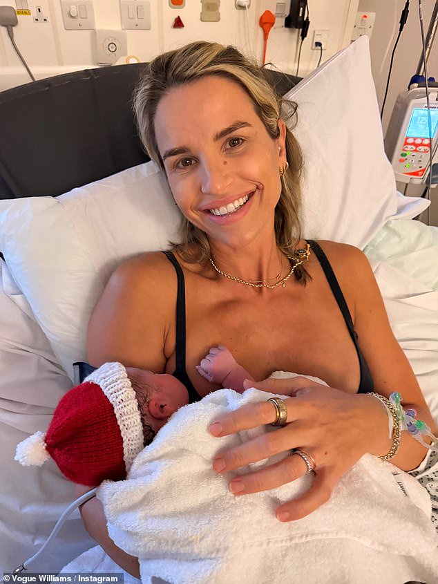The former Made In Chelsea star, 38, became a father for the fourth time this week after his wife Vogue Williams gave birth to their third son
