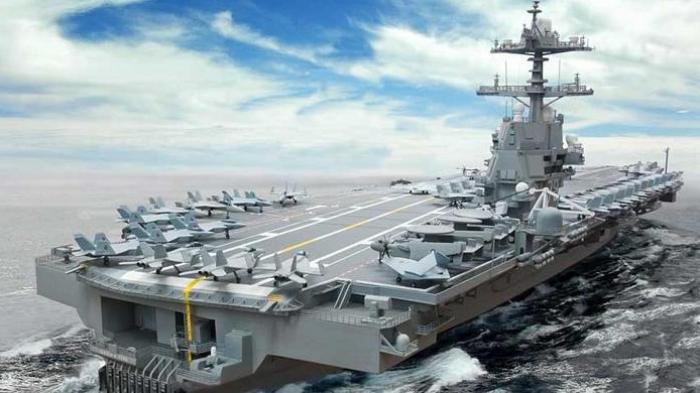 Sempat Sokong Israel, AS Tiba-tiba Tarik Mundur Kapal Induk USS Gerald R Ford  dari Laut Mediterania