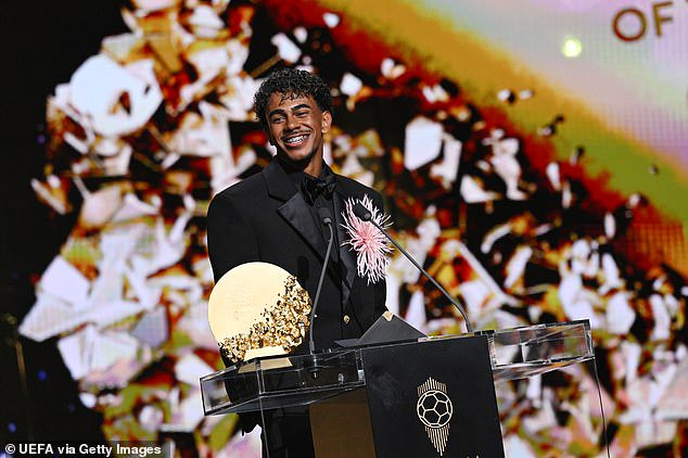 Lamine Yamal have belatedly congratulated Harry Kane on his Ballon d'Or triumph