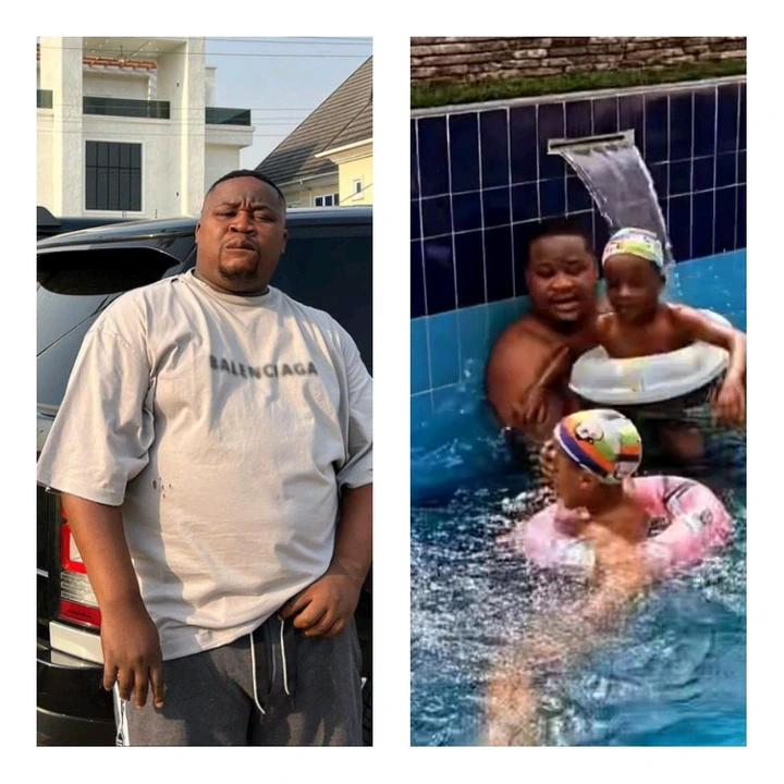 "Biggy And Sons" - Young Billionaire, Cubana Chief Priest Says As He Was Swimming With His Children B0ac464b8fbc4a4a8ba60d5ba9411a92?quality=uhq&format=webp&resize=720