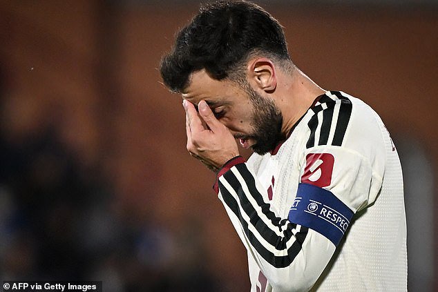 United were awful and Carrick even hooked captain Bruno Fernandes in the second half
