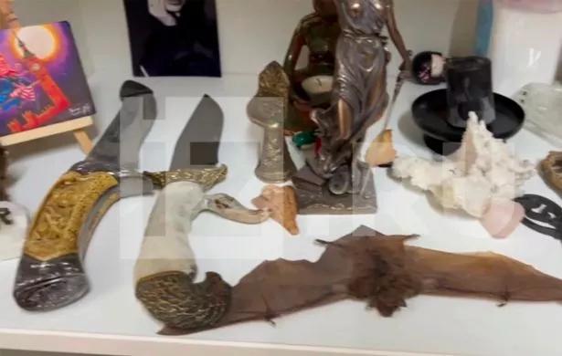 Self-proclaimed 'witch' Alyona Polyn detained by police - items found in her property