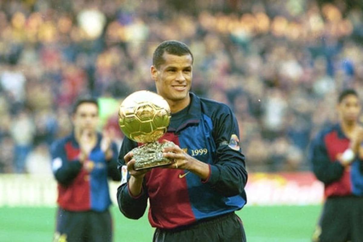Rivaldo won the 1999 Ballon d'Or after starring for Brazil and Barcelona